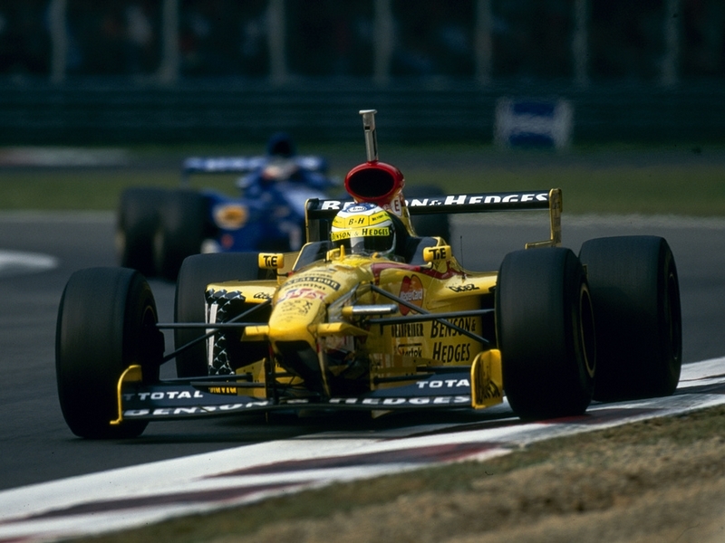 F1 Jordan 1997 - Equipe histórica de Fórmula 1 by wheelsage.org