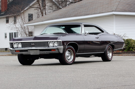 Chevrolet impala 1967 размеры