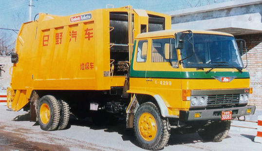 Hino Ranger FG Kyokuto Press-Pack EXP Refuse Truck [China]