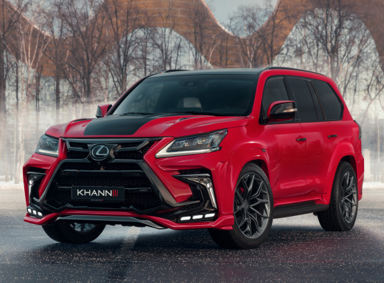 Lexus LX (рестайлинг) Бампер задний Лексус В Обвес KHANN