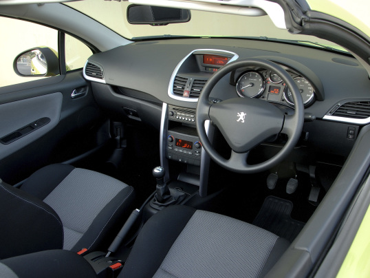 Interior Peugeot 207 CC [South Africa] '2007–10