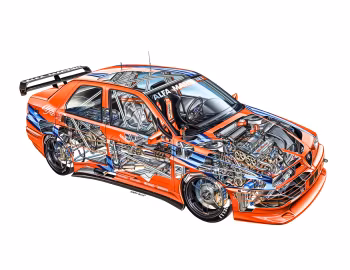 Alfa Romeo 155 GTA Superturismo (SE051) '1992