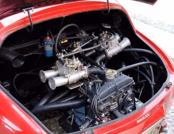 Bajo el capó Fiat Abarth 1000 GT Bialbero '1961–63