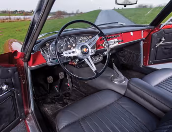 Panel frontal Fiat Abarth 2200 Coupé '1959–61