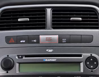 Painel frontal Abarth Grande Punto [UK-spec] (199) '2008–10