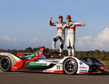 ABT Schaeffler Audi e-tron FE05, Lucas di Grassi, Daniel Abt