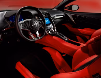 Интерьер 2017–18 Acura NSX [North America] '2016–18