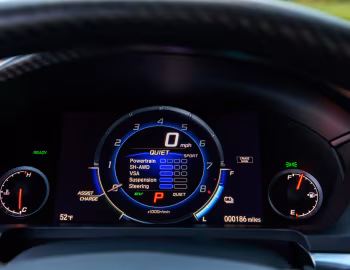 Dashboard 2019–22 Acura NSX '2018–22