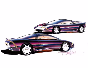 草图 1991–2005 Acura NSX '1990–2005