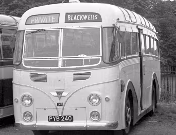 AEC Regal IV 9822S Harrington Tail Fin (C37C) '1953