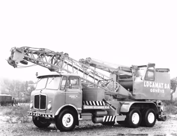 AEC Mammoth Major 6 MkV mit Kässbohrer Kran Typ KS 45 [Switzerland] '1964