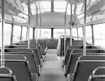 Interior AEC Routemaster FRM1 Park Royal Prototype (H41/31F) '1966