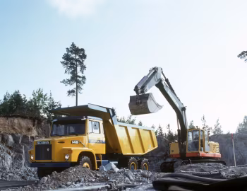 Scania LT146 rigid with Meiller tipper body, Åkerman H16C
