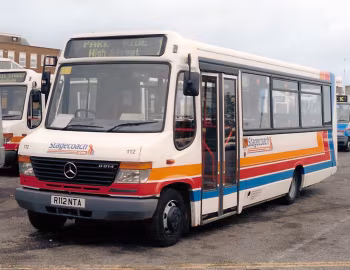 Mercedes-Benz Vario O 814 D Alexander ALX100 [UK-spec] (B25F) '06.1998–03.2000