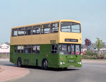 Scania N112DRB Alexander RH26 [UK-spec] (H47/31F) '12.1984–01.1985