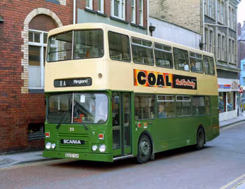Scania N112DRB Alexander RH26 [UK-spec] (H47/31F) '12.1984–01.1985