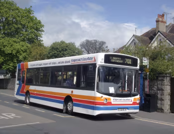 Volvo B6LE-53 Alexander ALX200 [UK-spec] (B35F) '03.1997–01.1998