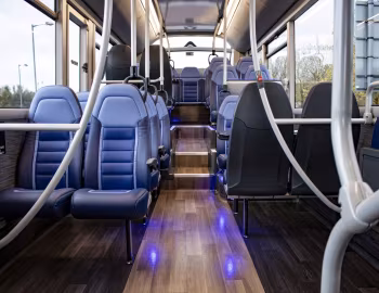 Interior BYD D8UR Alexander Dennis Enviro200EV Demonstrator (B33F) '10.2018