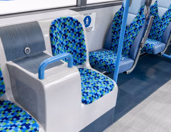 Intérieur Alexander Dennis Enviro100EV Demonstrator '10.2023
