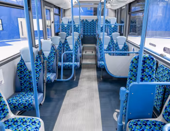 Intérieur Alexander Dennis Enviro100EV Demonstrator '10.2023