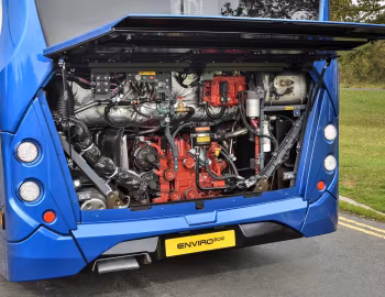Sous la capuche Alexander Dennis Enviro200 Demonstrator '10.2018