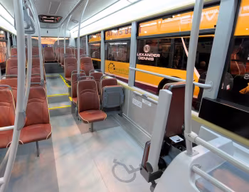 Интерьер Alexander Dennis Enviro200 '2009–06.2018