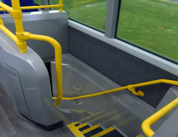Intérieur Alexander Dennis Enviro500 SuperLo demonstrator [North America] '06.2017