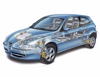 Alfa Romeo 147 3-door (937A) '2000–04