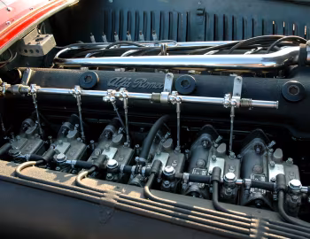 Sous la capuche Alfa Romeo 6C 3000 Spider (1361) '1952