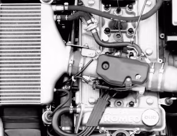 Sous la capuche Alfa Romeo 75 Turbo (162B) '1986–87