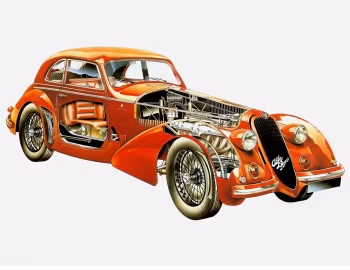 Alfa Romeo 8C 2900B Lungo Touring Berlinetta (412.029) '1938