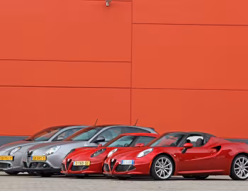 Alfa Romeo Giulietta, Alfa Romeo MiTo, Alfa Romeo 4C, Alfa Romeo 4C Spider