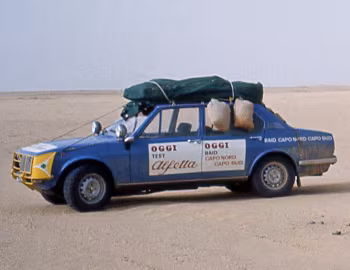 Alfa Romeo Alfetta "Raid Capo Nord Capo Sud" (116) '1973
