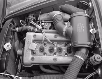 Sous la capuche Alfa Romeo Giulietta Sprint Veloce (750/101) '1958–62