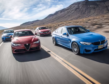 Cadillac ATS-V, Alfa Romeo Giulia, BMW, Mercedes-Benz