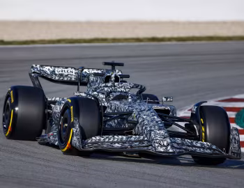 Alfa Romeo C42 with a special "Camouflage" livery '02.2022