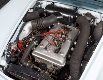 Sous la capuche Alfa Romeo Giulietta Spider (750) '1956–58