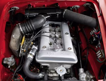 Sous la capuche Alfa Romeo Giulietta Spider Veloce Competizione (750) '1956–57