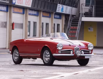 Alfa Romeo Giulietta Spider Veloce Competizione (750) '1956–57