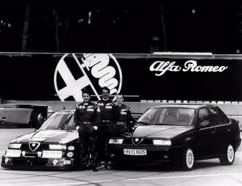 Alfa Romeo 155, Alessandro Nannini, Nicola Larini, Stefano Buttiero
