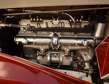 Sous la capuche Alfa Romeo 8C 2900B Lungo Touring Berlinetta (412.024) '1938