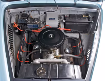 Sous la capuche Lancia Aurelia Coupé (B53.1008) '1952