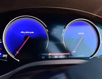 Комбинация приборов Alpina XD3 Allrad [UK-spec] (G01) '03.2018–21