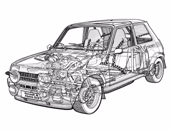 Renault 5 Alpine Rally Car '1977–79