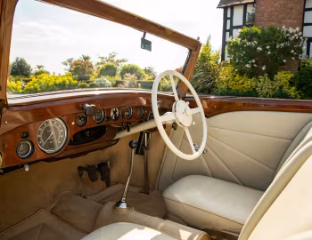 Panneau avant Alvis Speed 25 SB Drophead Coupe by Lancefield '1938