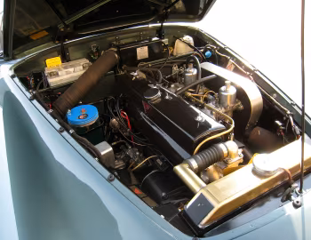 Sous la capuche Alvis TD21 Coupe Special by Graber '1961