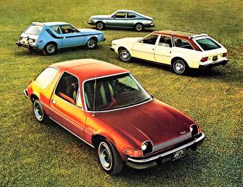 AMC Pacer D/L 2-door Sedan, AMC Gremlin X, AMC Hornet