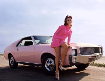 1968 AMC AMX "Playmate Pink" '1968