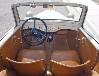 Interior 1941 American Bantam Convertible Coupe
