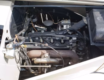Under the hood 1941 American Bantam Convertible Coupe
